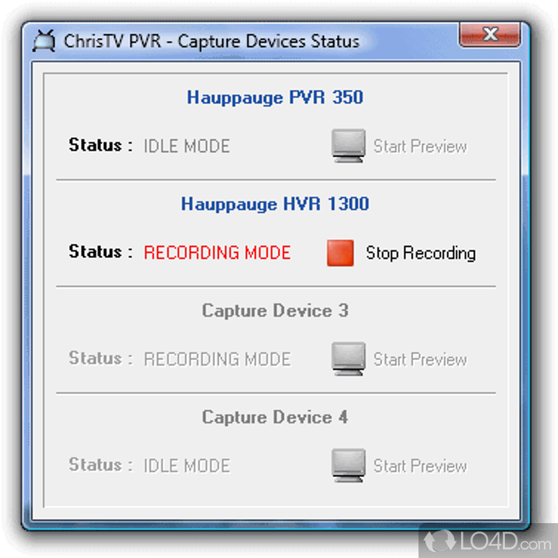 ChrisTV - The best Personal Video Recorder - Screenshot of ChrisTV Professional