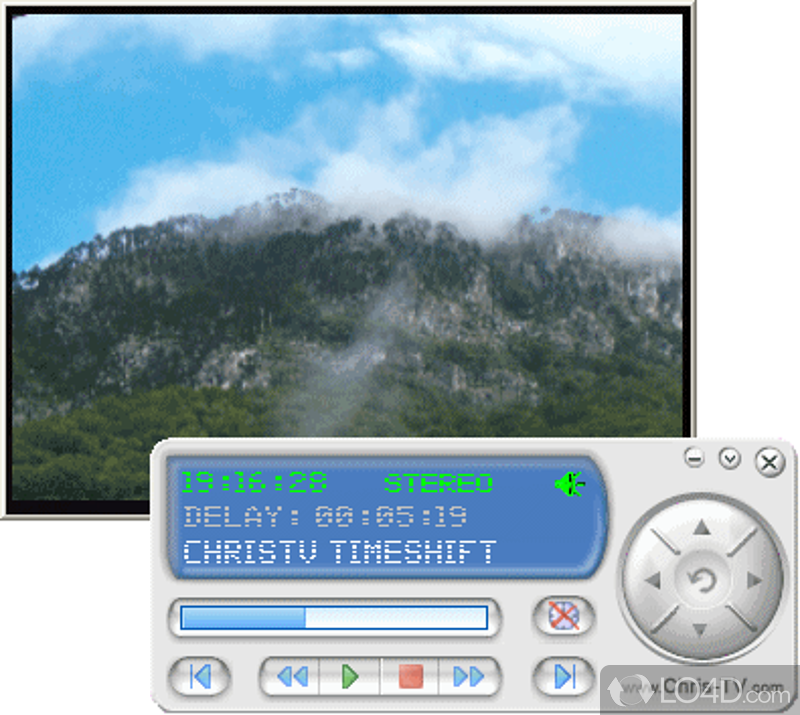 Software app that can create TV recordings straight from PC with multiple features for optimal imaging - Screenshot of ChrisTV Professional