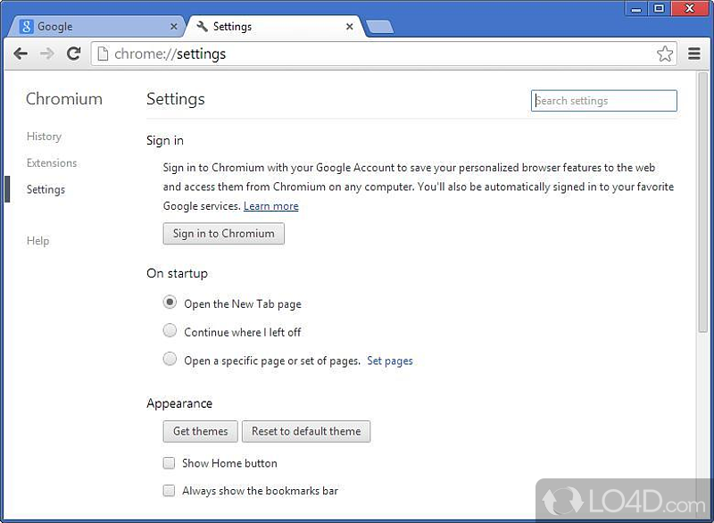 Chromium Updater screenshot