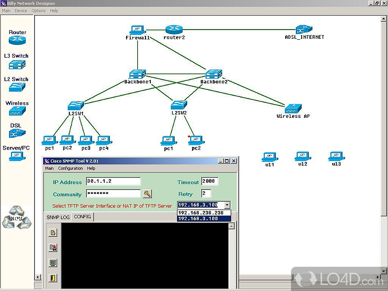 Freeware Cisco Configuration Management app - Screenshot of Cisco Snmp Tool