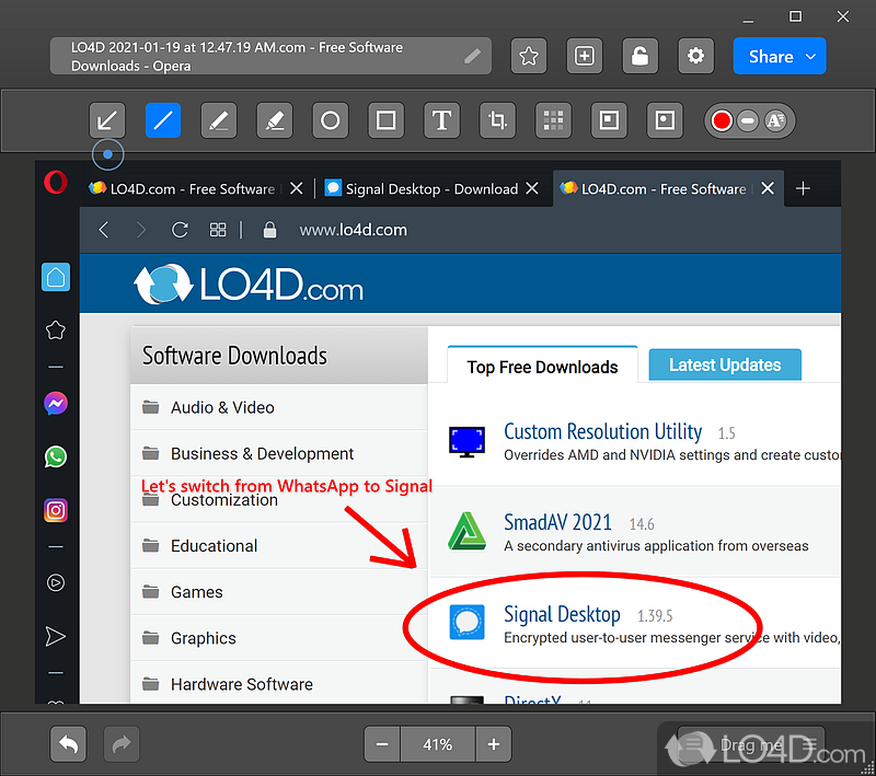 Screen capturing / recording and file sharing in one package - Screenshot of CloudApp