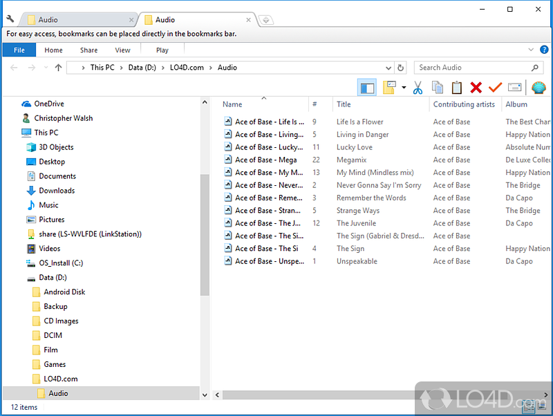 Open multiple folders - Screenshot of Clover