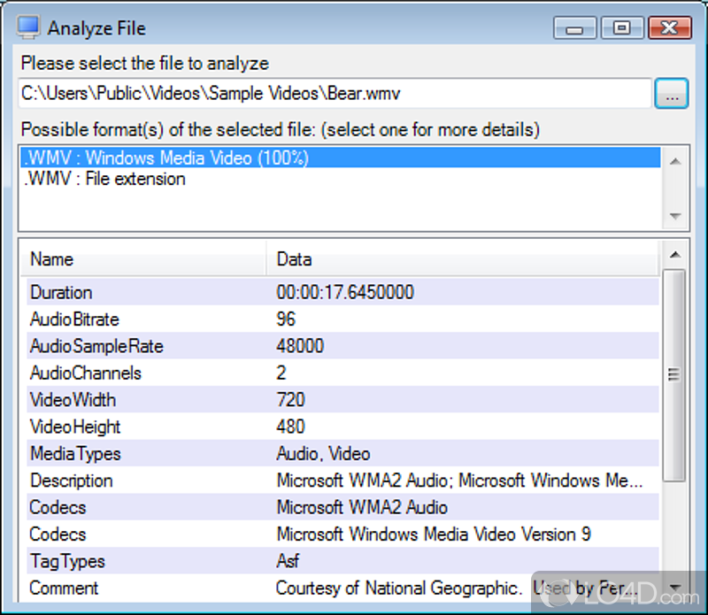 Analyze & install codecs - Screenshot of CodecInstaller