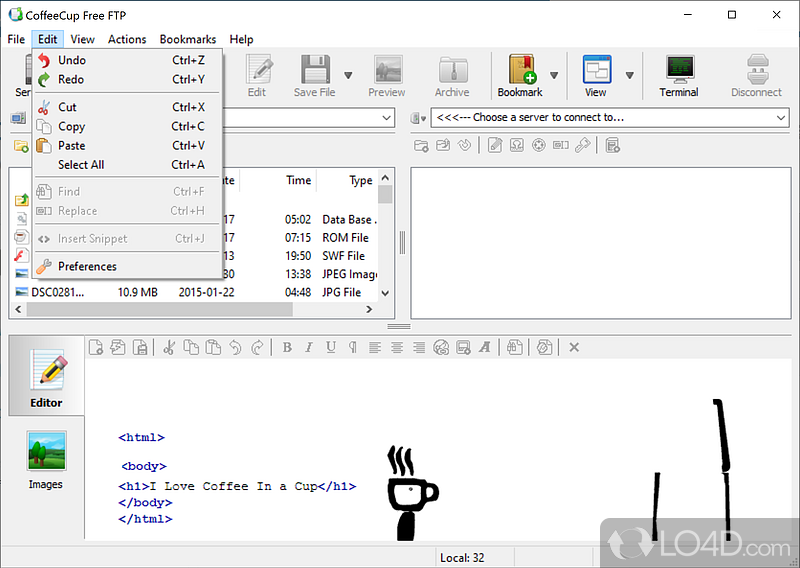 CoffeeCup Free FTP screenshot