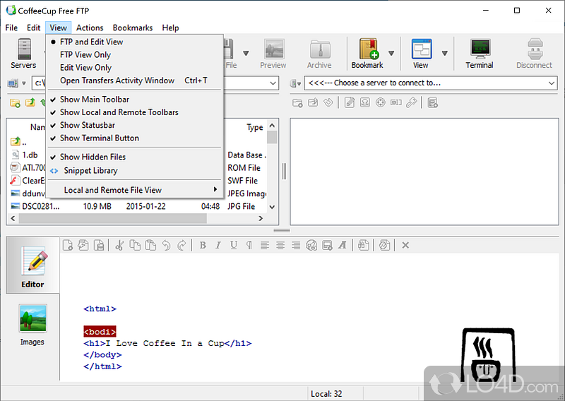 CoffeeCup Free FTP screenshot