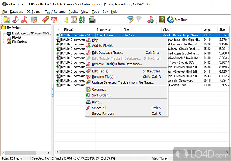 MP3 Collector screenshot