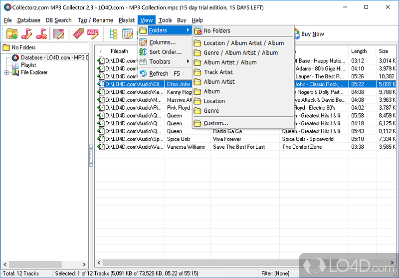 MP3 Collector screenshot