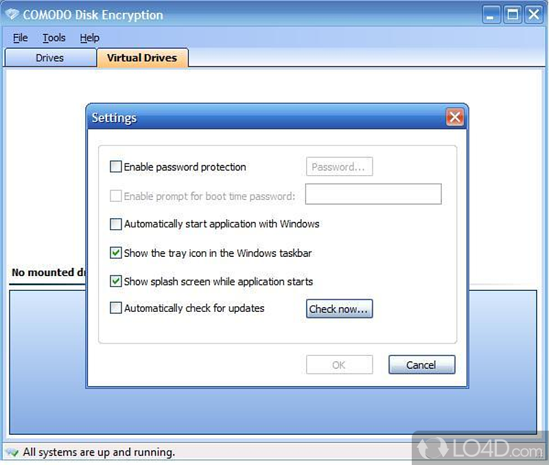 Keep PC's information inside computer and out of the hands of hackers, thieves and online scammers by encrypting partitions - Screenshot of Comodo Disk Encryption