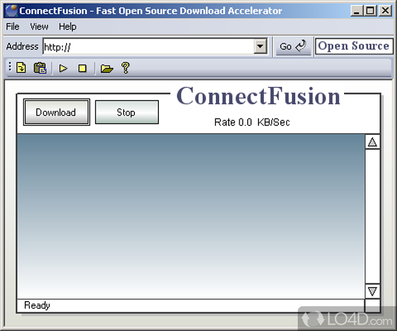ConnectFusion: User interface - Screenshot of ConnectFusion
