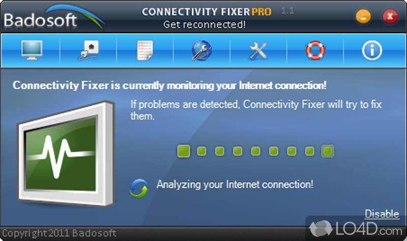 Connectivity Fixer: Fix now - Screenshot of Connectivity Fixer