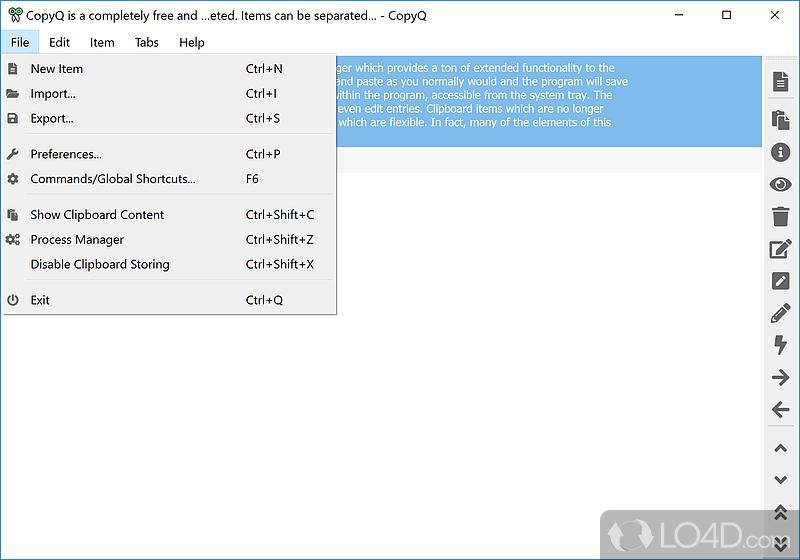 CopyQ 7.1.0 download