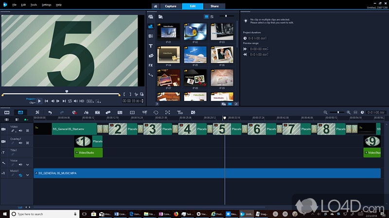 A reliable video editor - Screenshot of Corel VideoStudio Ultimate