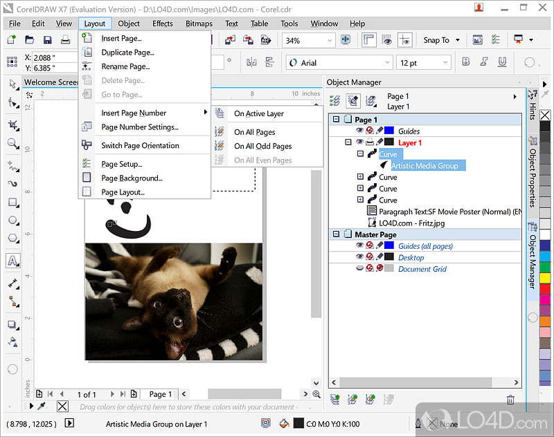 One of the most complete graphic design programs - Screenshot of CorelDRAW Suite