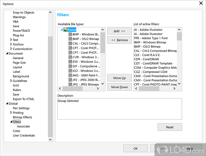 CorelDRAW Graphics Suite X8 screenshot