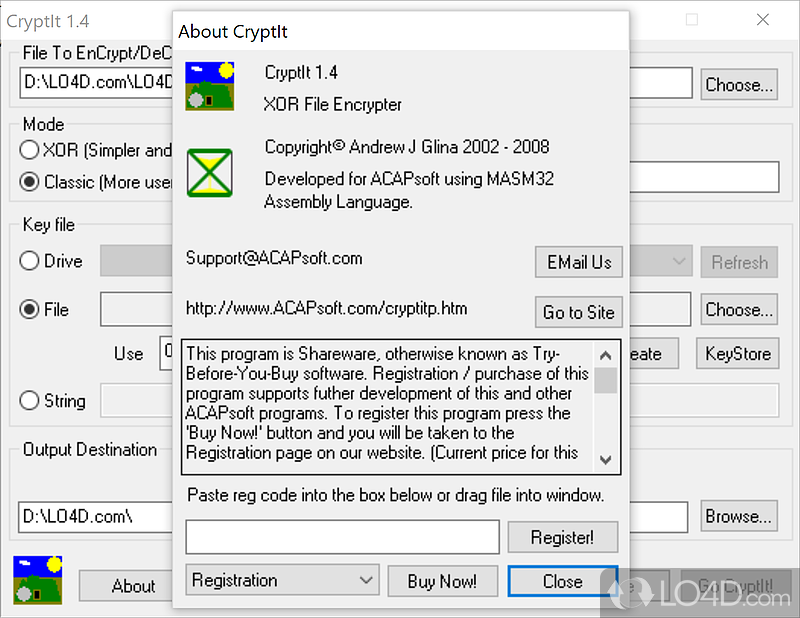 CryptIt screenshot