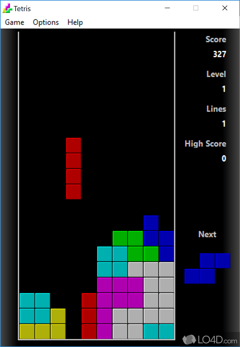 Tetris screenshot