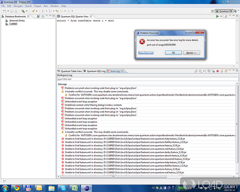 Freeware database management system - Screenshot of CUBRID