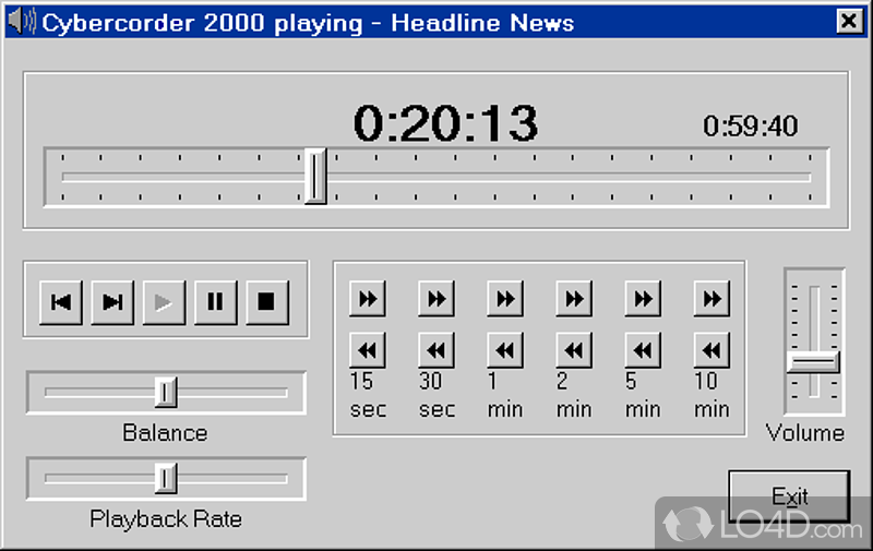 Cybercorder 2000 screenshot