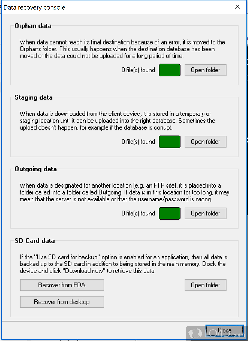 CyberTracker: GPS maps support - Screenshot of CyberTracker