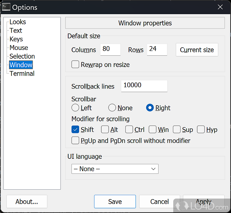 Terminal software which emulates many Linux functions on Windows - Screenshot of Cygwin