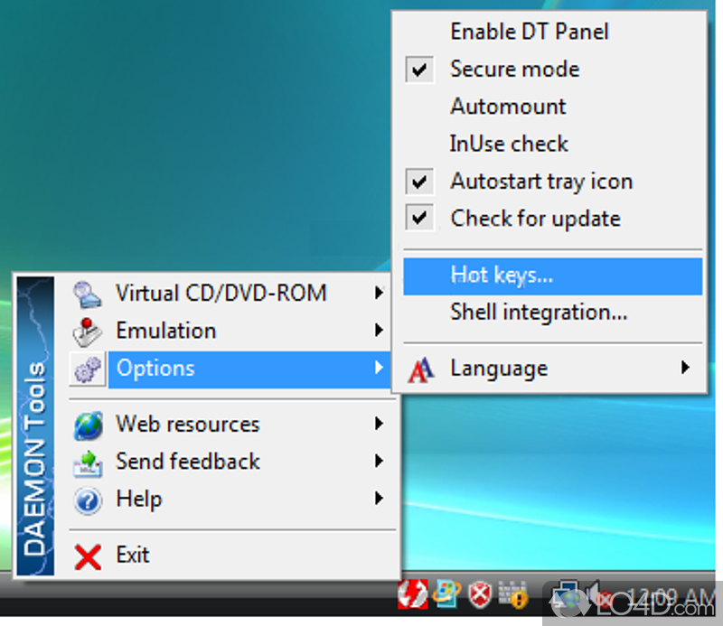 Virtual disc emulation tool that helps you create up to 4 virtual drives, mount - Screenshot of DAEMON Tools Lite