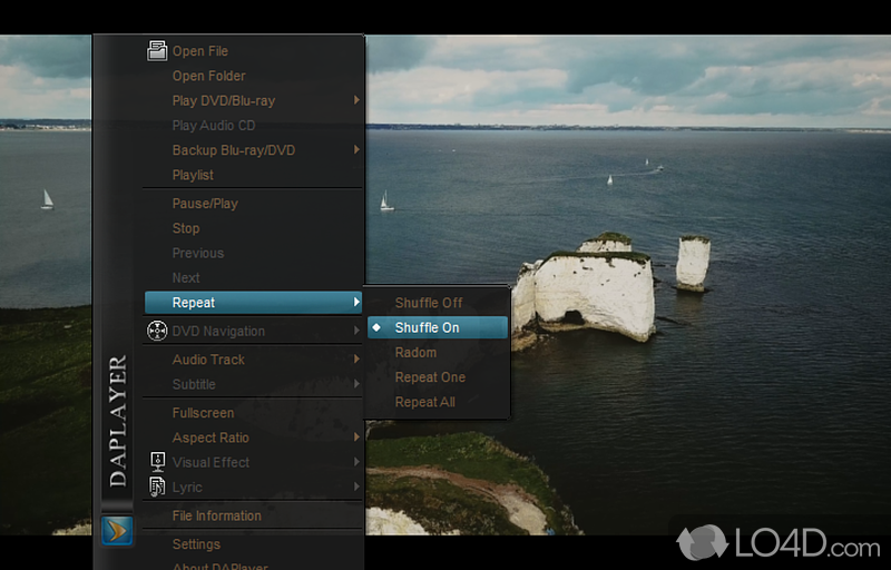 High definition video - Screenshot of DAPlayer
