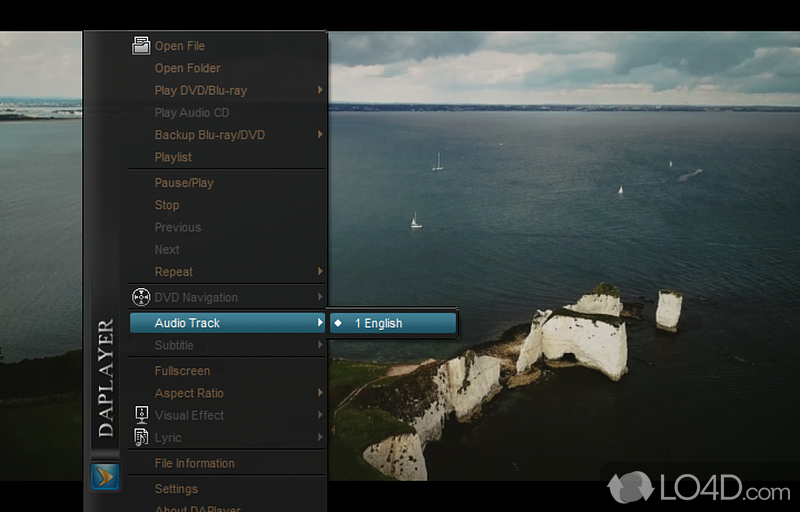 400 audio and video codecs - Screenshot of DAPlayer