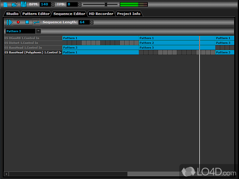 Digital audio workstation that packs a comprehensive set of useful features - Screenshot of DarkWave Studio