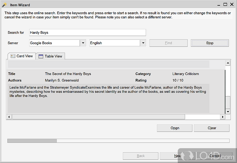 The ultimate media cataloger and media organiser for your Computer - Screenshot of Data Crow