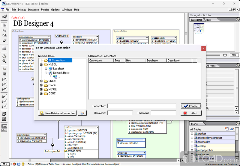 DBDesigner screenshot