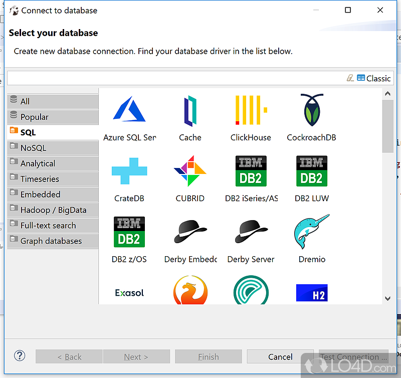 DBeaver Portable: User interface - Screenshot of DBeaver Portable