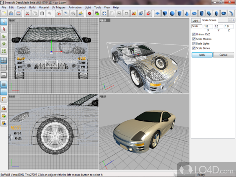 deepMesh: 3D Modeller - Screenshot of deepMesh