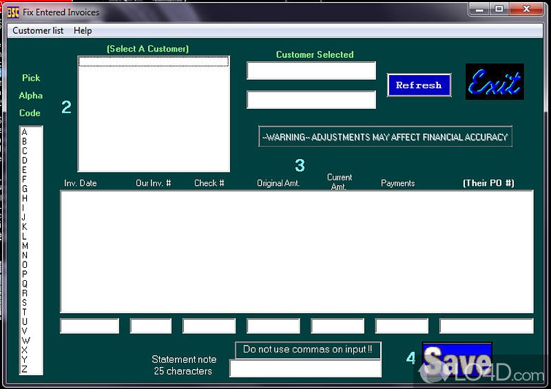 Delta60 Integrated Accounting Software - Screenshot of Delta60 Accounting Software