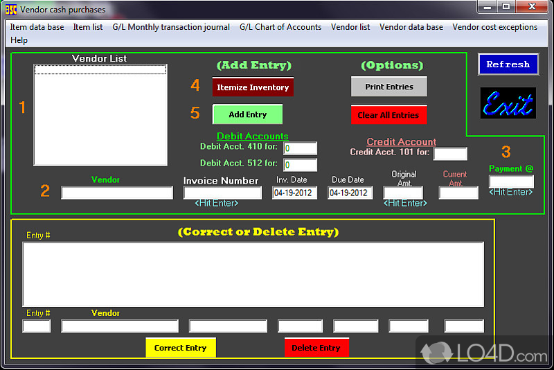 Delta60 has a new World version - Screenshot of Delta60 Accounting Software