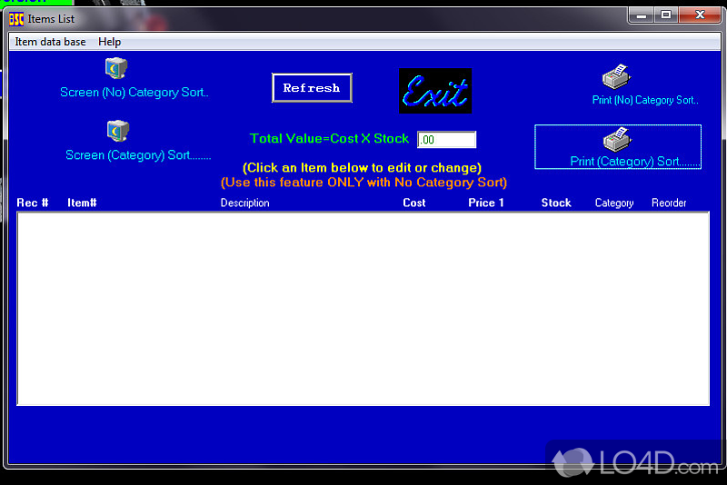 Delta60 Accounting Software: User interface - Screenshot of Delta60 Accounting Software