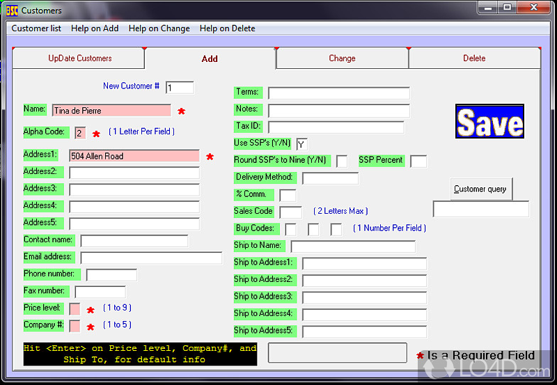 Delta60 Accounting Software screenshot