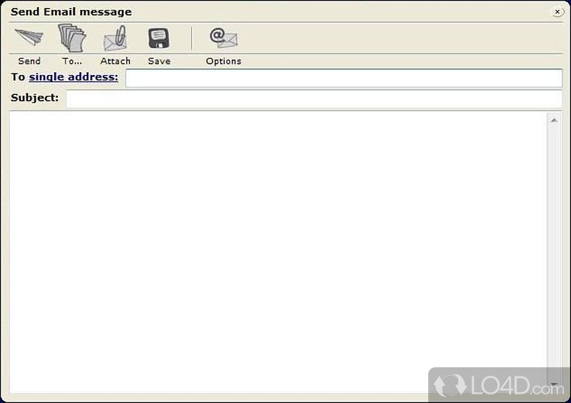 Integrated email client - Screenshot of Desktop Fay
