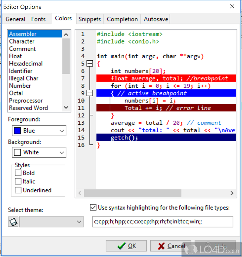 Incorporate libraries - Screenshot of Dev-C++ Portable