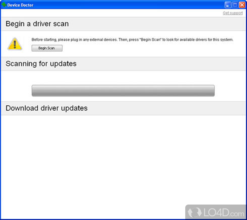 Forthright tool to look for available driver updates - Screenshot of Device Doctor