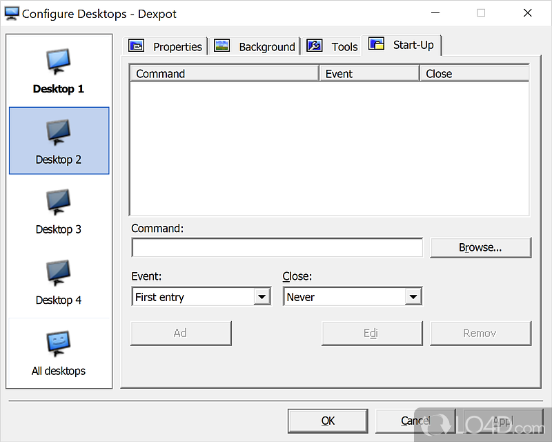 Full-screen preview - Screenshot of Dexpot