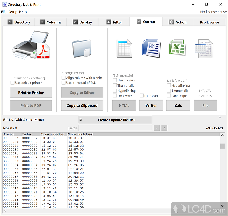 Directory List & Print 4.27 for ipod download