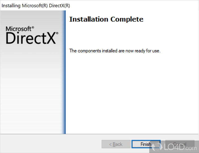 Free system utility software - Screenshot of DirectX 9.0c