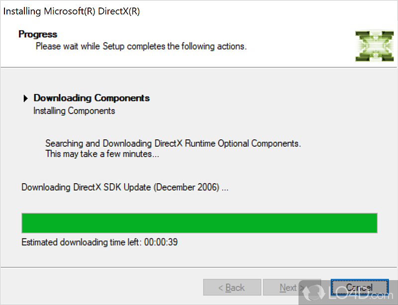 directx end runtime for windows 10