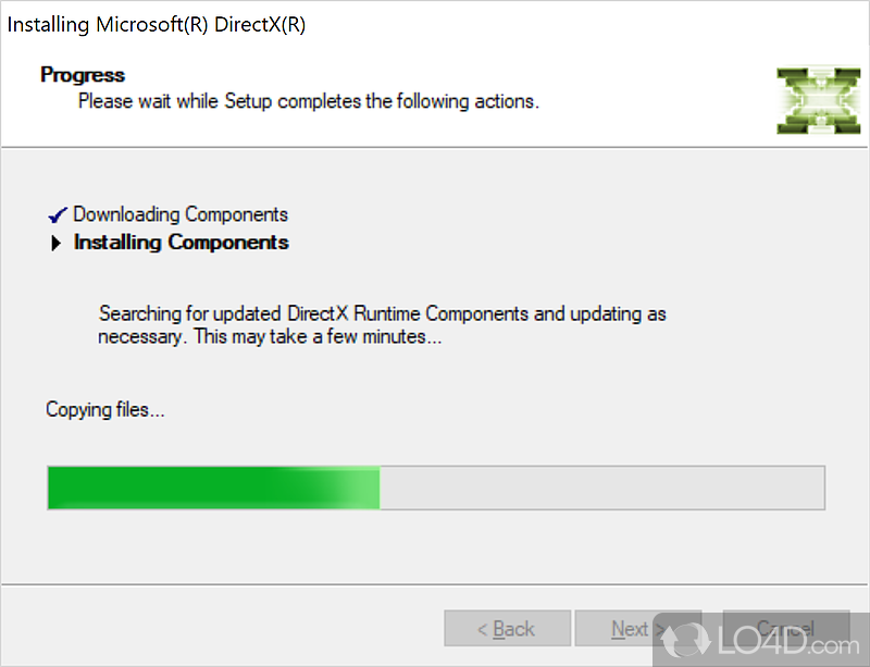 directx runtime web installer