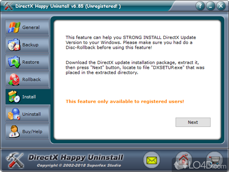 directx happy uninstall crack