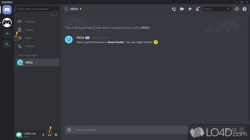 Connect various other accounts - Screenshot of Discord