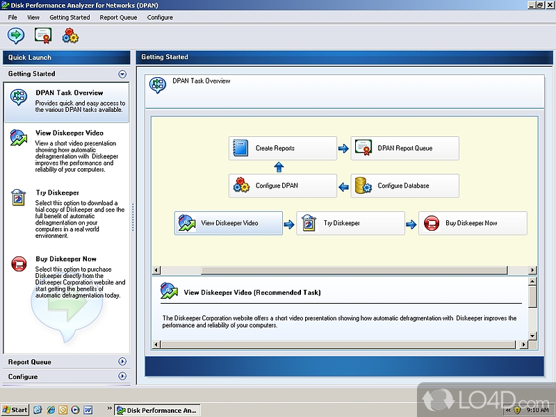 Sleek and intuitive graphical interface - Screenshot of Disk Performance Analyzer for Networks