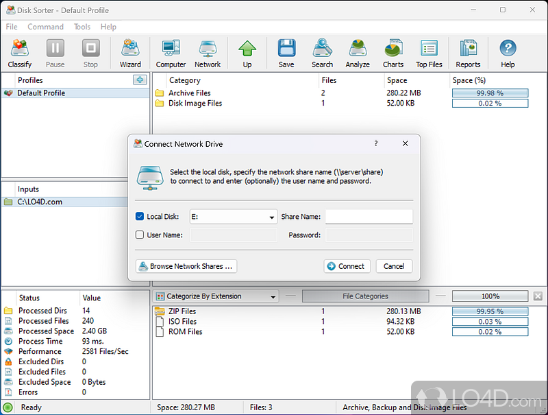 Disk Sorter screenshot