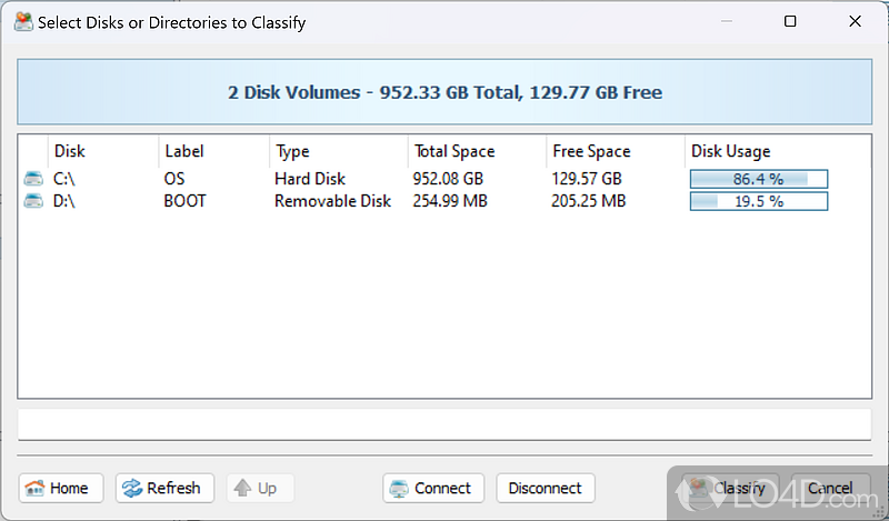 Disk Sorter screenshot