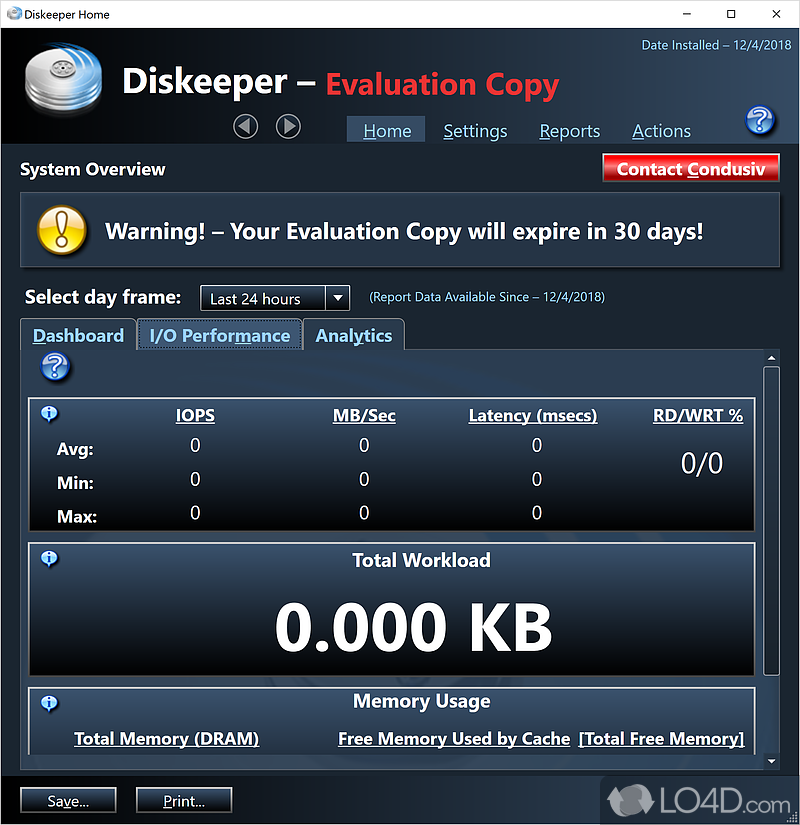 Diskeeper Home screenshot